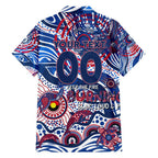 Custom NAIDOC Week 2024 Bulldogs Family Matching Tank Maxi Dress and Hawaiian Shirt Aboriginal Animals Keep The Fire Burning