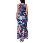 Custom NAIDOC Week 2024 Bulldogs Family Matching Tank Maxi Dress and Hawaiian Shirt Aboriginal Animals Keep The Fire Burning
