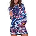 Custom NAIDOC Week 2024 Bulldogs Hoodie Dress Aboriginal Animals Keep The Fire Burning