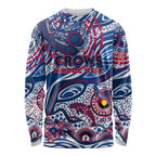 Custom NAIDOC Week 2024 Bulldogs Long Sleeve Shirt Aboriginal Animals Keep The Fire Burning