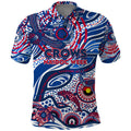 Custom NAIDOC Week 2024 Bulldogs Polo Shirt Aboriginal Animals Keep The Fire Burning