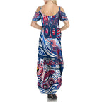 Custom NAIDOC Week 2024 Bulldogs Summer Maxi Dress Aboriginal Animals Keep The Fire Burning
