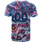 Custom NAIDOC Week 2024 Bulldogs T Shirt Aboriginal Animals Keep The Fire Burning