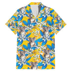 Koala Family Matching Mermaid Dress and Hawaiian Shirt Plumeria Flowers