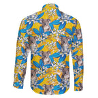 Koala Family Matching Off Shoulder Maxi Dress and Hawaiian Shirt Plumeria Flowers