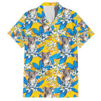 Koala Family Matching Puletasi and Hawaiian Shirt Plumeria Flowers