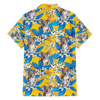 Koala Family Matching Short Sleeve Bodycon Dress and Hawaiian Shirt Plumeria Flowers