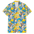 Koala Hawaiian Shirt Plumeria Flowers