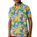 Koala Kid Polo Shirt Plumeria Flowers