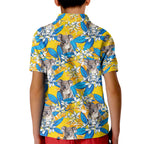 Koala Kid Polo Shirt Plumeria Flowers