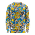 Koala Long Sleeve Shirt Plumeria Flowers