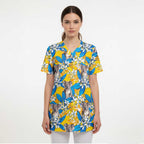 Australia Koala Scrub Top Plumeria Flowers - Aussie Hoodie