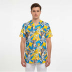 Australia Koala Scrub Top Plumeria Flowers - Aussie Hoodie