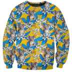 Koala Sweatshirt Plumeria Flowers