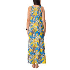 Koala Tank Maxi Dress Plumeria Flowers