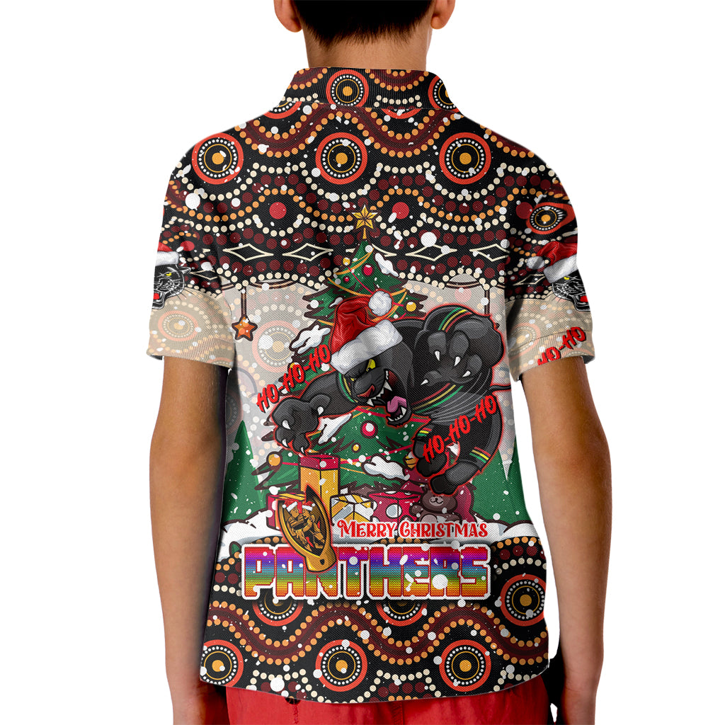penrith-panthers-christmas-kid-polo-shirt-rugby-australia-mascot