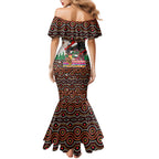 penrith-panthers-christmas-mermaid-dress-rugby-australia-mascot