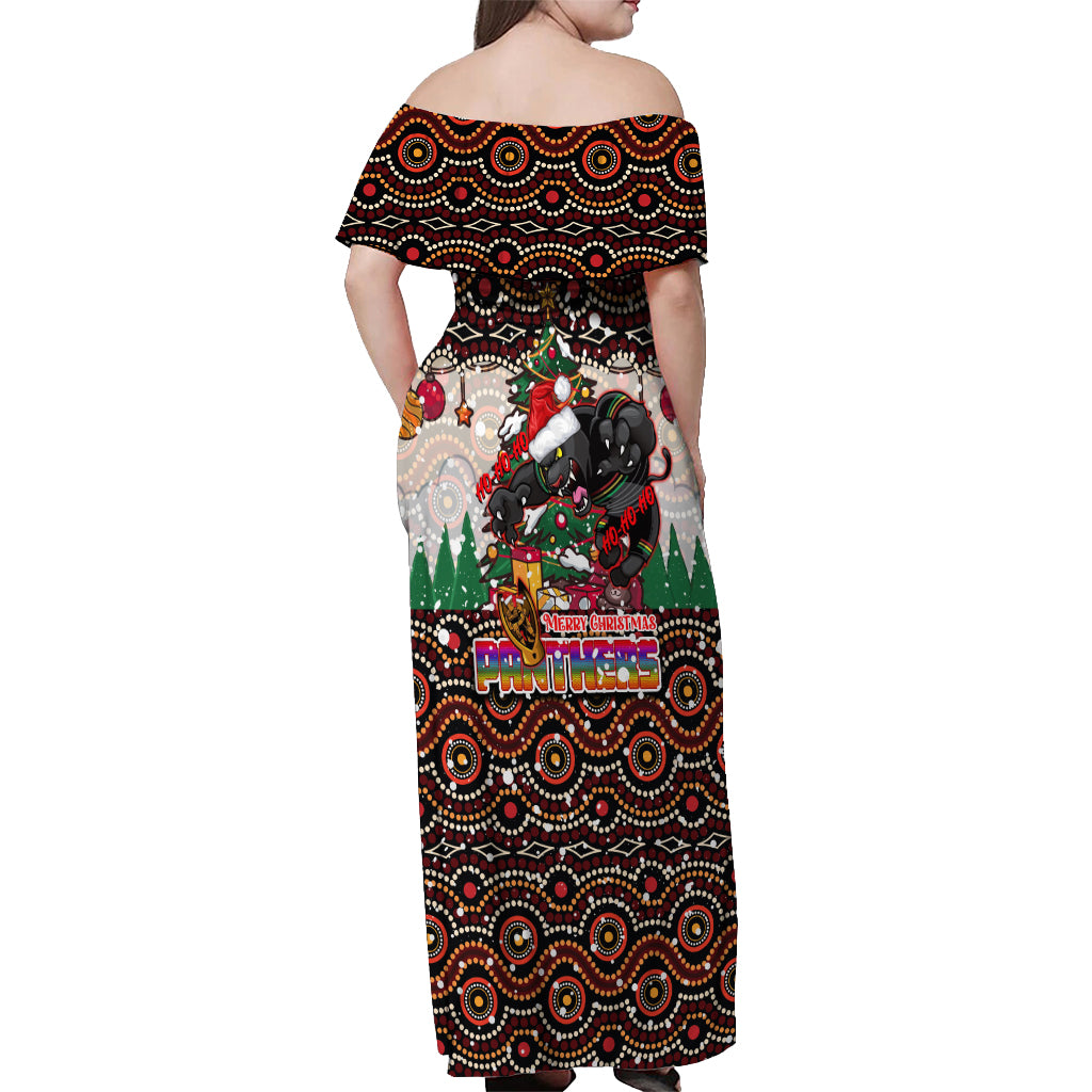 penrith-panthers-christmas-off-shoulder-maxi-dress-rugby-australia-mascot