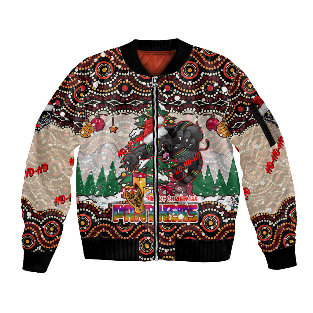 penrith-panthers-christmas-sleeve-zip-bomber-jacket-rugby-australia-mascot