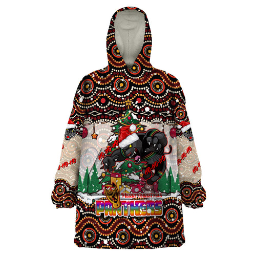 penrith-panthers-christmas-wearable-blanket-hoodie-rugby-australia-mascot