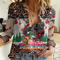 penrith-panthers-christmas-women-casual-shirt-rugby-australia-mascot