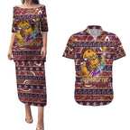 brisbane-broncos-christmas-couples-matching-puletasi-dress-and-hawaiian-shirt-rugby-australia-mascot