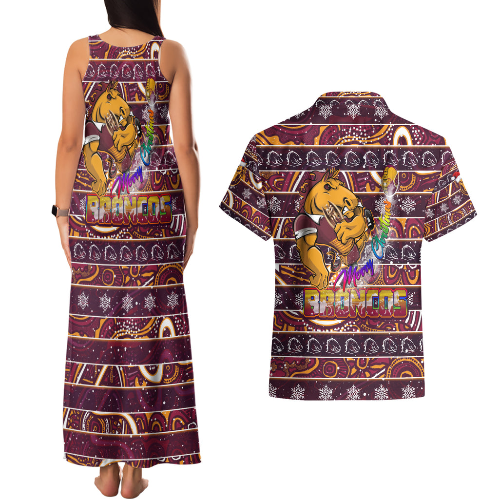brisbane-broncos-christmas-couples-matching-tank-maxi-dress-and-hawaiian-shirt-rugby-australia-mascot