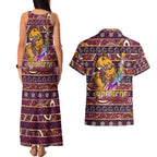 brisbane-broncos-christmas-couples-matching-tank-maxi-dress-and-hawaiian-shirt-rugby-australia-mascot