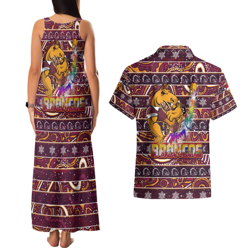 brisbane-broncos-christmas-couples-matching-tank-maxi-dress-and-hawaiian-shirt-rugby-australia-mascot