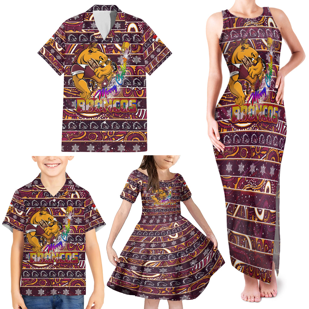brisbane-broncos-christmas-family-matching-tank-maxi-dress-and-hawaiian-shirt-rugby-australia-mascot