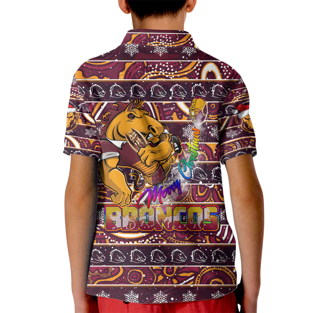 brisbane-broncos-christmas-kid-polo-shirt-rugby-australia-mascot