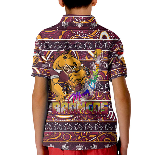brisbane-broncos-christmas-kid-polo-shirt-rugby-australia-mascot