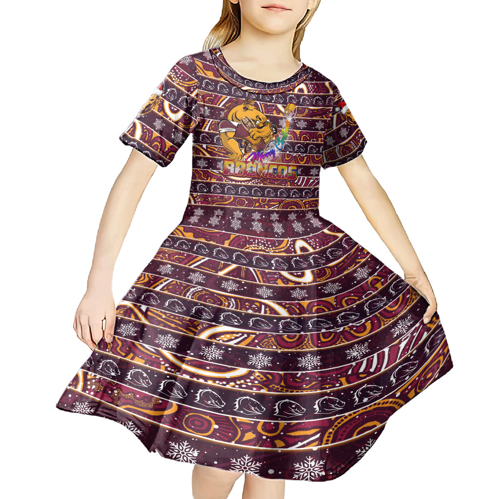 brisbane-broncos-christmas-kid-short-sleeve-dress-rugby-australia-mascot