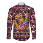 brisbane-broncos-christmas-long-sleeve-button-shirt-rugby-australia-mascot