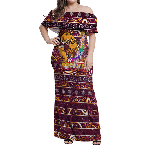 brisbane-broncos-christmas-off-shoulder-maxi-dress-rugby-australia-mascot