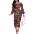 brisbane-broncos-christmas-off-the-shoulder-long-sleeve-dress-rugby-australia-mascot