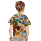 Sint Eustatius Kid T Shirt Geographic Coordinate Anchor - Turlte Tropical