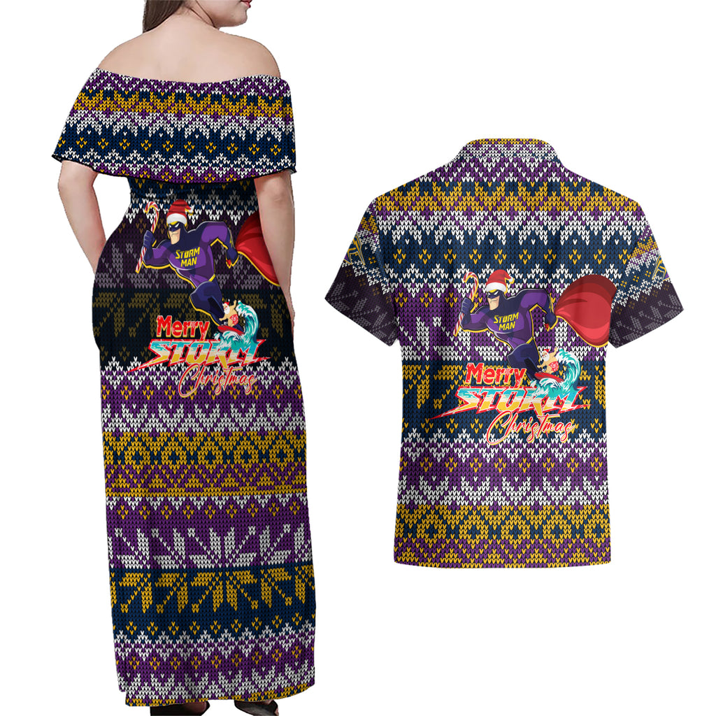 melbourne-storm-christmas-couples-matching-off-shoulder-maxi-dress-and-hawaiian-shirt-merrystorm-man