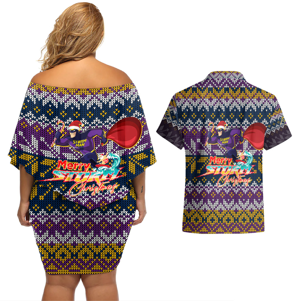 melbourne-storm-christmas-couples-matching-off-shoulder-short-dress-and-hawaiian-shirt-merrystorm-man