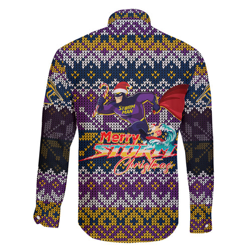 melbourne-storm-christmas-family-matching-mermaid-dress-and-hawaiian-shirt-merrystorm-man