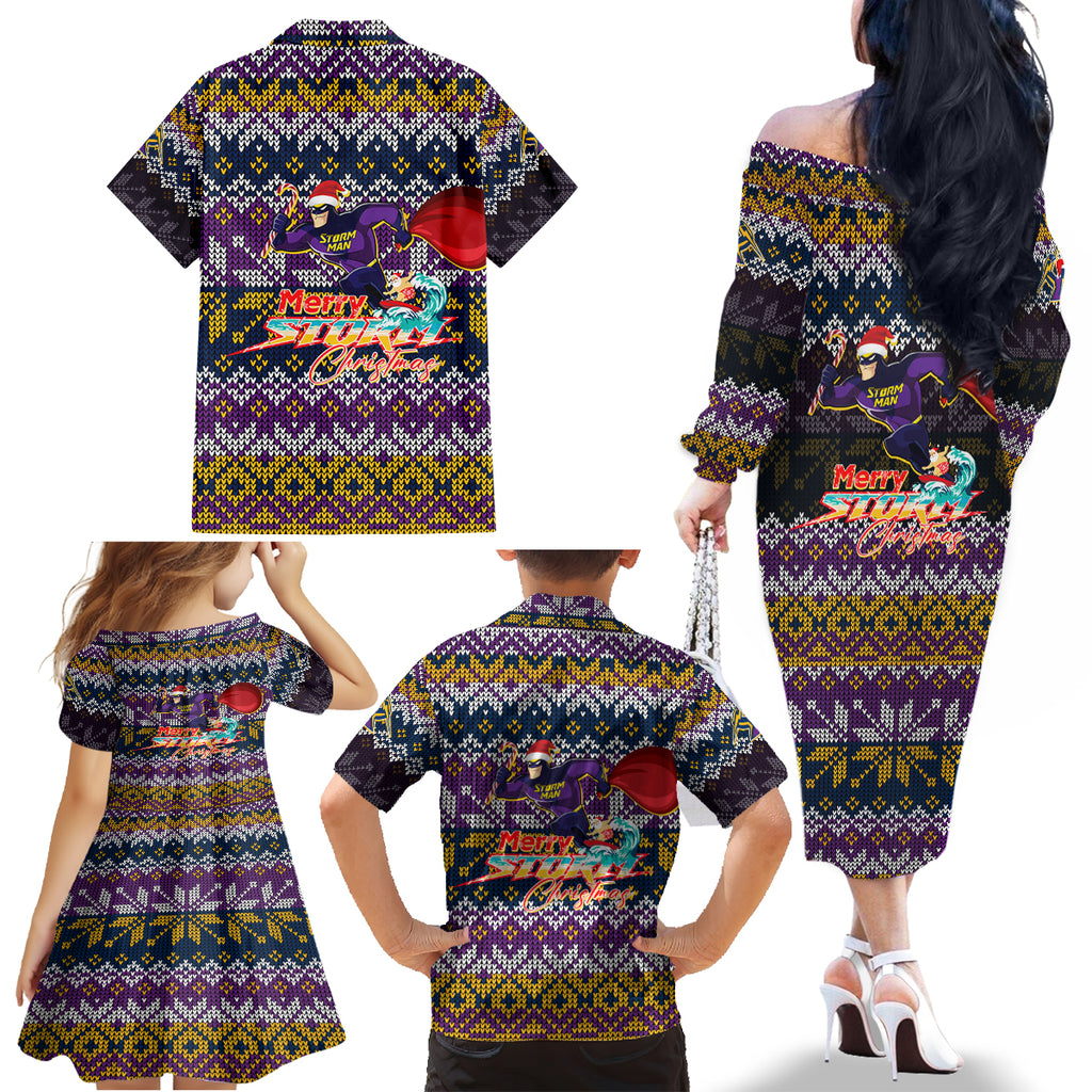 melbourne-storm-christmas-family-matching-off-shoulder-long-sleeve-dress-and-hawaiian-shirt-merrystorm-man
