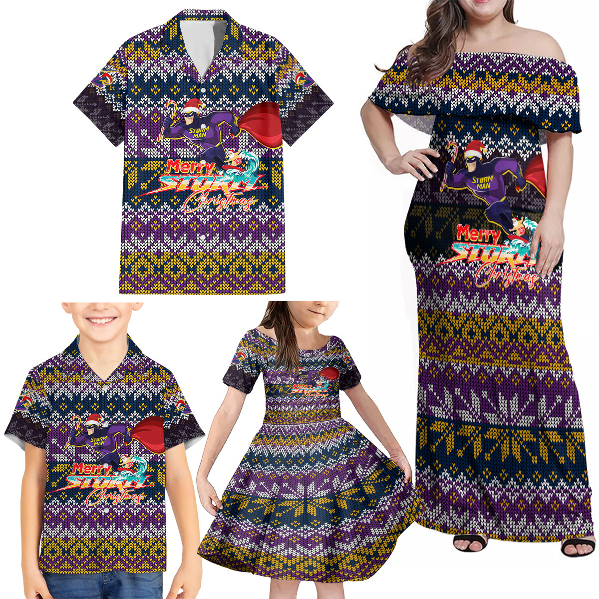 melbourne-storm-christmas-family-matching-off-shoulder-maxi-dress-and-hawaiian-shirt-merrystorm-man