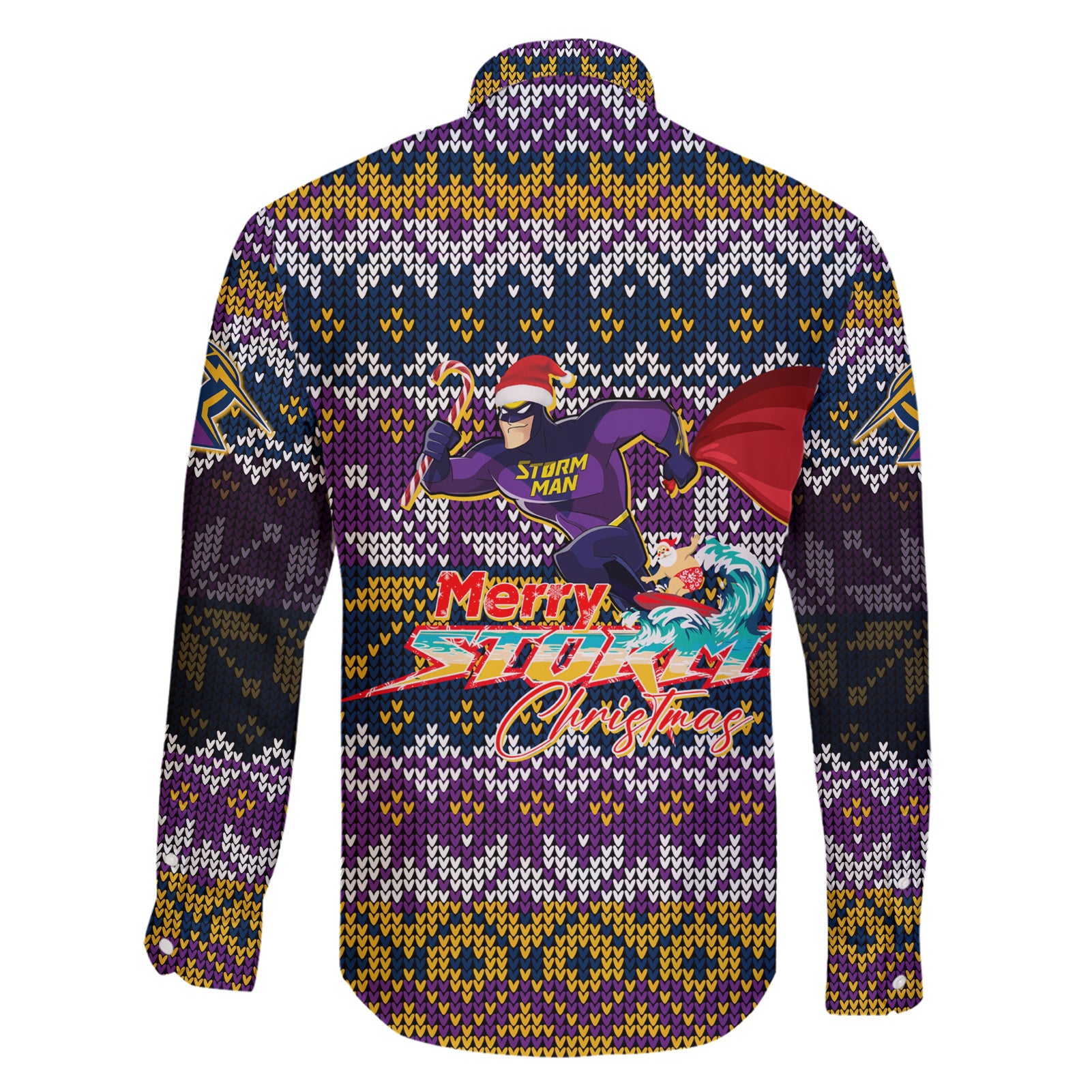 melbourne-storm-christmas-family-matching-short-sleeve-bodycon-dress-and-hawaiian-shirt-merrystorm-man