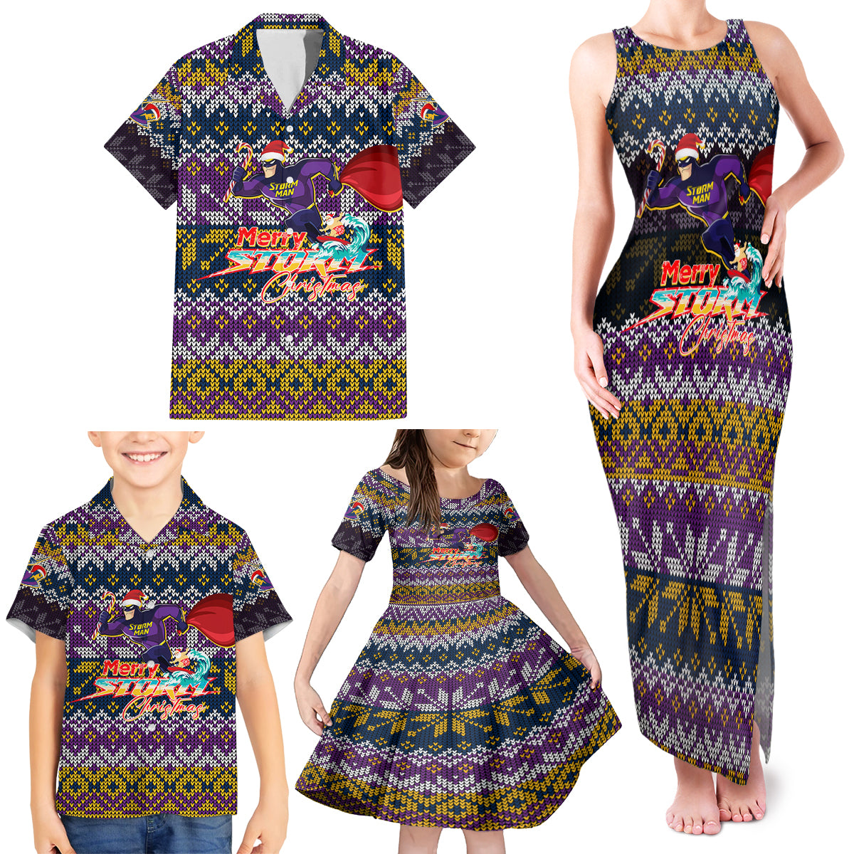 melbourne-storm-christmas-family-matching-tank-maxi-dress-and-hawaiian-shirt-merrystorm-man