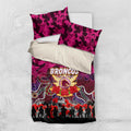 Broncos ANZAC Day Bedding Set Australian Army - Lest We Forget