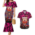 Personalized Broncos ANZAC Day Couples Matching Mermaid Dress and Hawaiian Shirt Australian Army - Lest We Forget