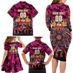 Personalized Broncos ANZAC Day Family Matching Long Sleeve Bodycon Dress and Hawaiian Shirt Australian Army - Lest We Forget