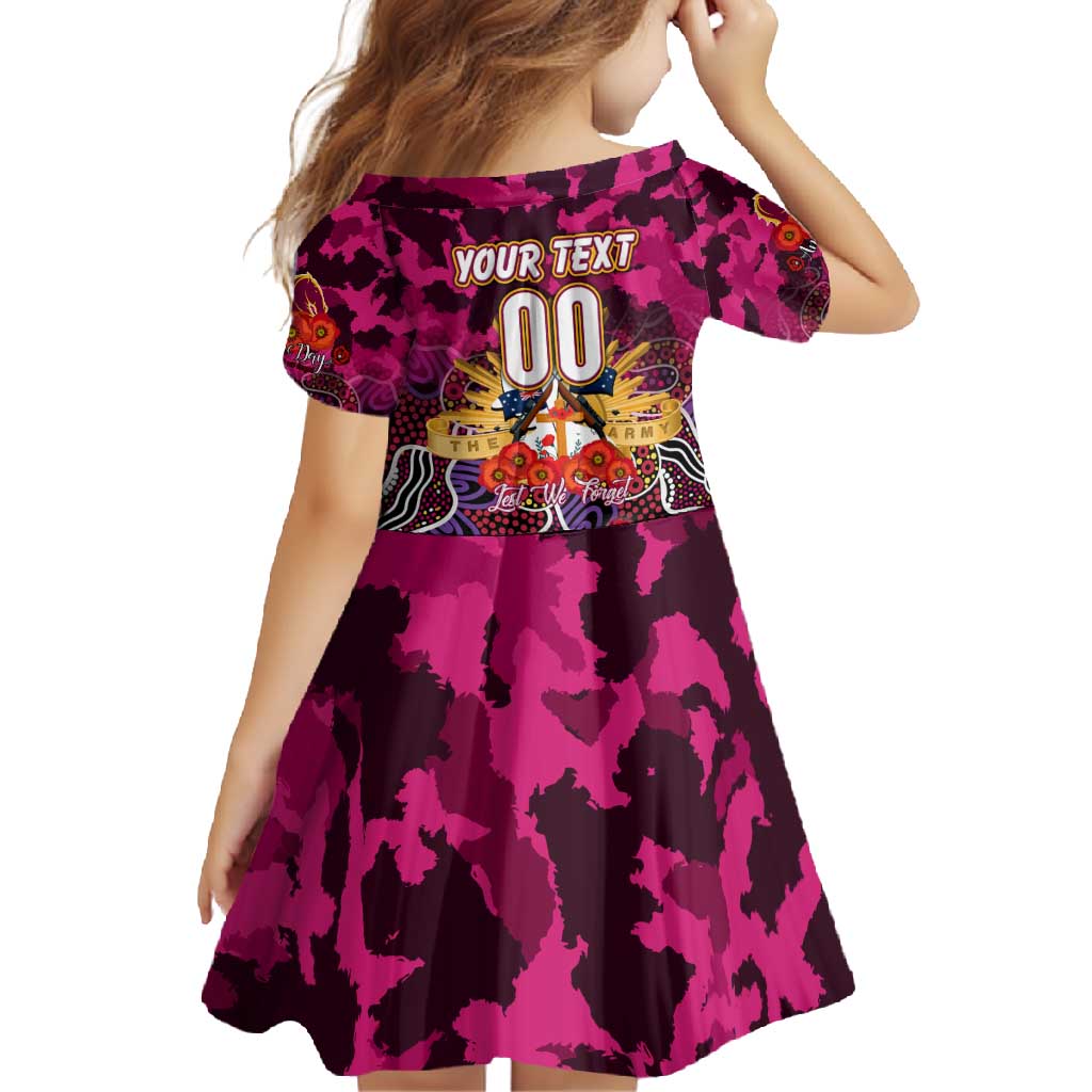 Personalized Broncos ANZAC Day Family Matching Off Shoulder Maxi Dress and Hawaiian Shirt Australian Army - Lest We Forget
