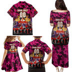 Personalized Broncos ANZAC Day Family Matching Puletasi and Hawaiian Shirt Australian Army - Lest We Forget