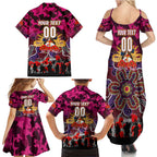 Personalized Broncos ANZAC Day Family Matching Summer Maxi Dress and Hawaiian Shirt Australian Army - Lest We Forget